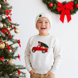 Tree Patch Christmas Beanie - Natural