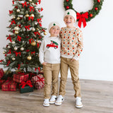 Tree Patch Christmas Beanie - Natural