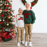 Tree Patch Christmas Beanie - Natural