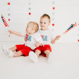 USA Puff Ink Short Sleeve T-Shirt