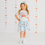 USA Sequin Stars Tutu Skirt
