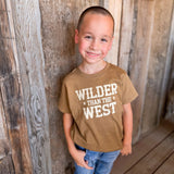 Wilder Than The West Short Sleeve T-Shirt - Mocha