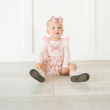 Candy Cane Confetti Christmas Long Sleeve Tutu Bodysuit