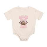 Game Day Sequin Patch Short Sleeve Romper