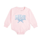 Mini Bow Patch Long Sleeve Romper