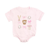 Baseball Cutie Short Sleeve Romper