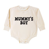 Mummy's Boy Halloween Long Sleeve Romper - Natural
