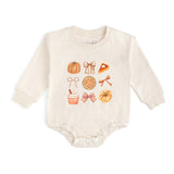 Thankful Cutie Thanksgiving Long Sleeve Romper