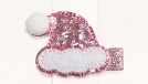 Pink Christmas Santa Hat Clip - Bundle