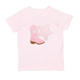 Bandana Cowgirl Patch Western Short Sleeve T-Shirt