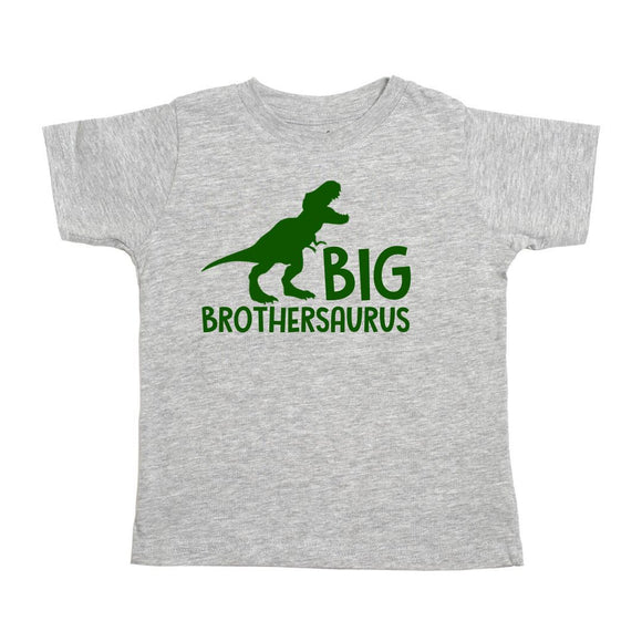 Big Brothersaurus Short Sleeve T-Shirt - Gray
