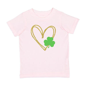 Shamrock Heart St. Patrick's Day Short Sleeve T-Shirt - Ballet