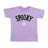 Spooky Ghost Patch Halloween Short Sleeve T-Shirt
