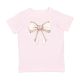 Baseball Bow Short Sleeve T-Shirt - Ballet