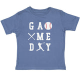 Baseball Game Day Short Sleeve T-Shirt - Indigo