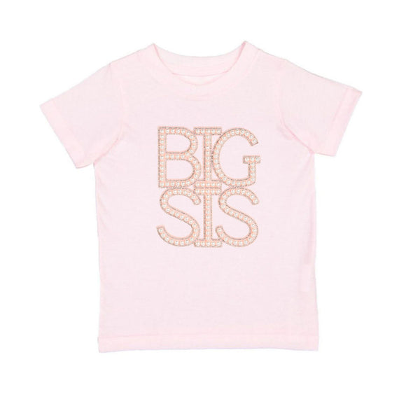 Big Sis Pearl Patch Short Sleeve T-Shirt - Ballet