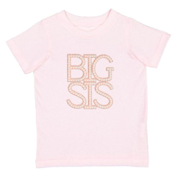 Big Sis Pearl Patch Short Sleeve T-Shirt - Ballet