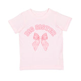 Big Sister Bow Short Sleeve T-Shirt - Ballet