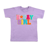 Birthday Girl Patch Short Sleeve T-Shirt - Lavender