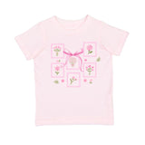 Bouquet Bow Short Sleeve T-Shirt - Ballet