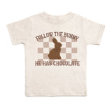 Easter Chocolate Bunny Short Sleeve T-Shirt - Natural Heather