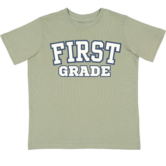 First Grade Varsity Short Sleeve T-Shirt - Sage