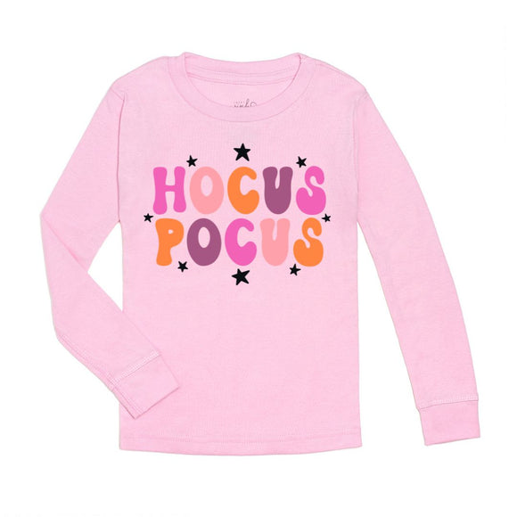 Hocus Pocus Halloween Long Sleeve Shirt - Pink