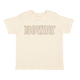 Howdy Patch Short Sleeve T-Shirt - Natural