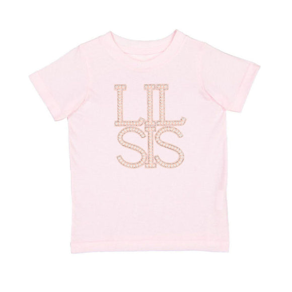 Lil Sis Pearl Patch Short Sleeve T-Shirt - Ballet