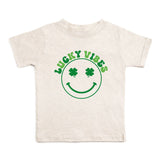 Lucky Vibes St. Patrick's Day Short Sleeve T-Shirt - Natural Heather