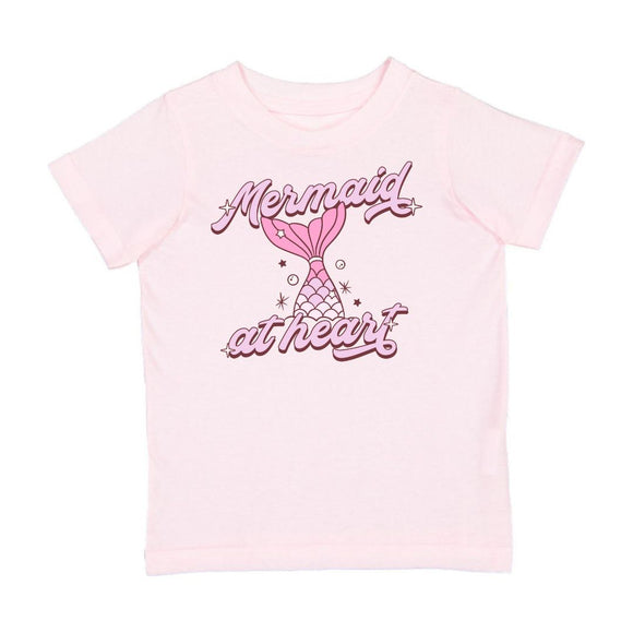 Mermaid At Heart Short Sleeve T-Shirt - Ballet