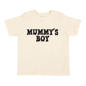 Mummy's Boy Halloween Short Sleeve T-Shirt - Natural