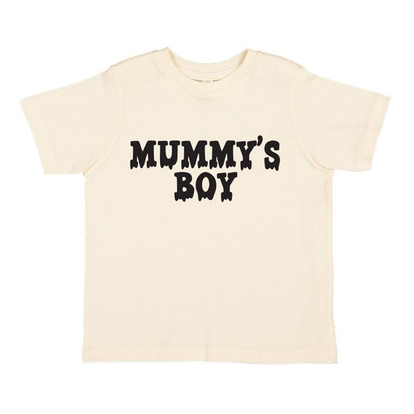 Mummy's Boy Halloween Short Sleeve T-Shirt - Natural