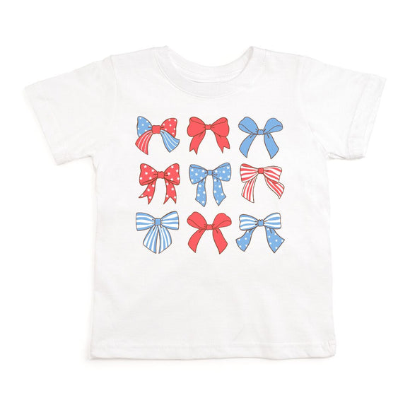 Patriotic Cutie Short Sleeve T-Shirt - White