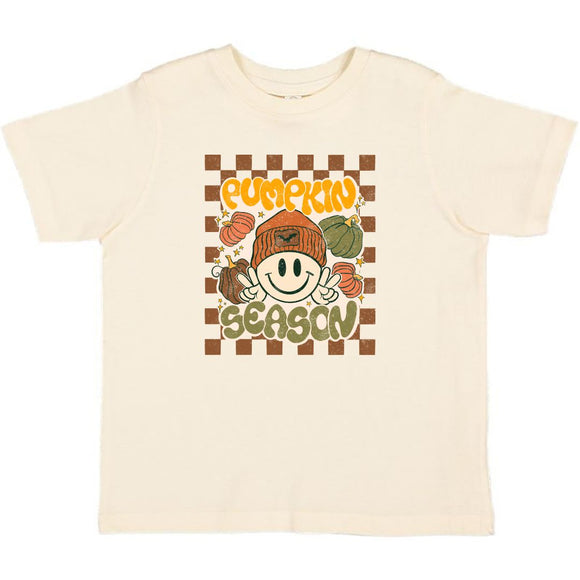 Pumpkin Season Short Sleeve T-Shirt - Natural