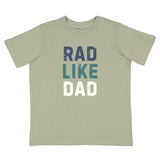 Rad Like Dad Short Sleeve T-Shirt - Sage