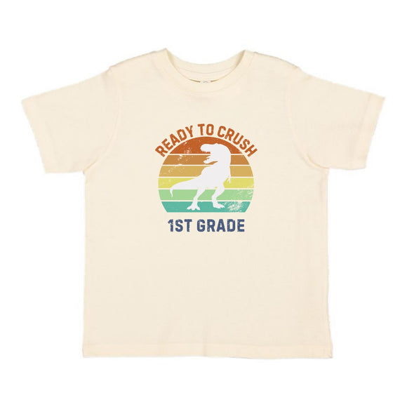 Ready to Crush First Grade Short Sleeve T-Shirt - Natural