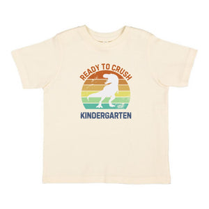 Ready to Crush Kindergarten Short Sleeve T-Shirt - Natural
