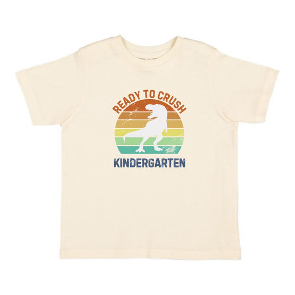 Ready to Crush Kindergarten Short Sleeve T-Shirt - Natural