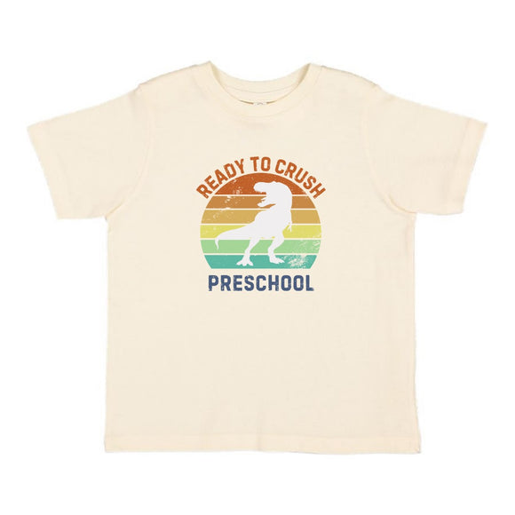 Ready to Crush Preschool Short Sleeve T-Shirt - Natural