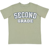 Second Grade Varsity Short Sleeve T-Shirt - Sage