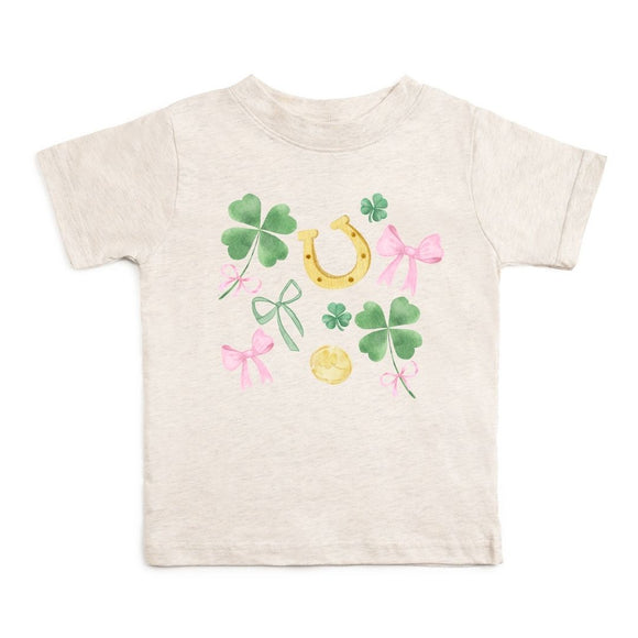 Sweet Shamrock St. Patrick's Day Short Sleeve T-Shirt - Natural Heather