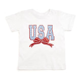 USA Stars & Bow Patch Short Sleeve T-Shirt