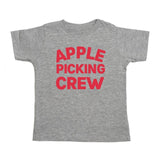 Apple Picking Crew Short Sleeve T-Shirt - Gray