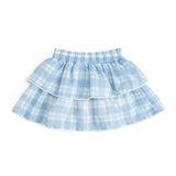 Blue Plaid Skort