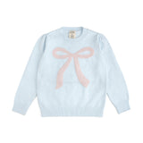 Shimmer Bow Intarsia Sweater