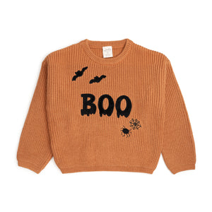 Boo Drip Halloween Knit Sweater