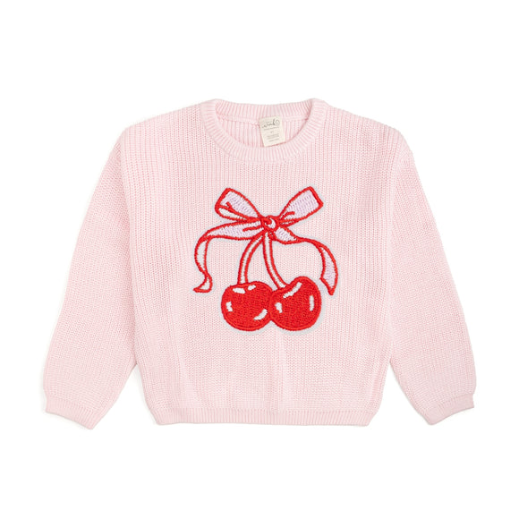 Cherry Coquette Knit Sweater