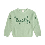 Lucky Shamrock St. Patrick's Day Knit Sweater