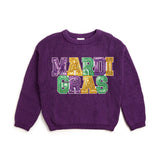 Mardi Gras Knit Sweater